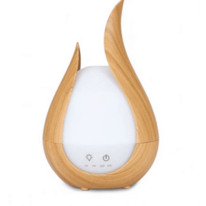 Difuzor aromaterapie NATUR cu ultrasunete si lumina LED 7 culori de 200 ml telecomanda MK imagine