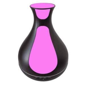 Umdificator / Difuzor de aroma LED 7 culori Maro inchis cu alb imagine