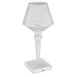 Lampa de masa decorativa LED tip cristal Andowl Q LED1633 transparenta imagine