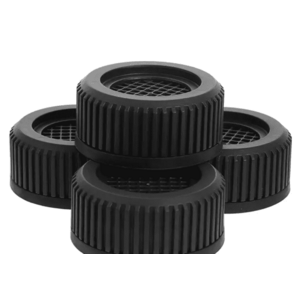 UB Set 4 picioare NEGRE tampoane anti-zgomot și antiderapante suport pentru masina de spalat BS imagine