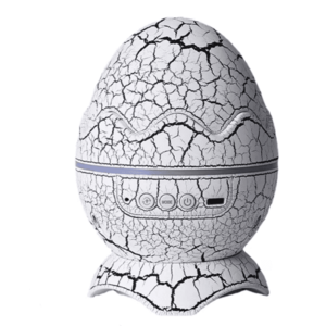 Proiector Stele Ou de Dinozaur 4 IN 1 lampa veghe copii speaker bluetooth LED 19 sunete albe rotatie 360 imagine