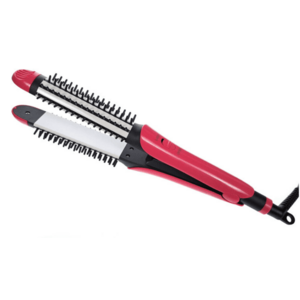 Ondulator profesional GW 7619 cu placa de indreptat parul 2 in 1 imagine