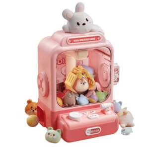 Mini masina de prins jucarii culoare roz accesorii incluse imagine