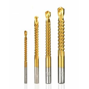 Set 4 burghie frezare TITAN HSS imagine