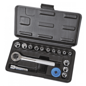 Trusa chei tubulare 1/4 cu clichet 17 piese imagine