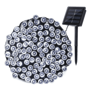 Instalatie solara decorativa 450 LED lungime 45 metri 1500 12 ALB RECE imagine