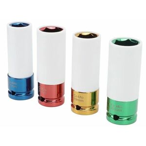 UB Set 4 tubulare Colorate cu protectie pentru jante aliaj masura 17 – 19 – 21 – 22 mm AN imagine