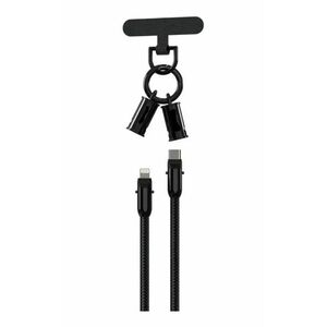 Cablu de date Type C la Lightning 30W cu curea si conexiune magnetica Andowl Q SJ16B imagine