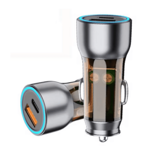 Incarcator auto QCD712 putere 53W 1 USB A + 1 USB C imagine