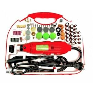 Trusa minifreza tip biax 117 piese 500W Craft-tec MX605 imagine