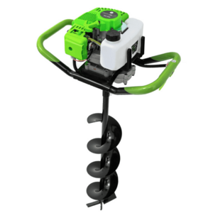 Motoburghiu benzina Craft Tec 4.5 kW 6 CP 58 CC rezervor 1.2 l verde MX200 motor 2 timpi diametru burghiu 150 mm imagine