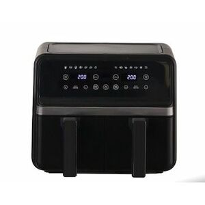 Friteuza cu aer cald dublu compartiment panou tactil digital putere 3000W imagine