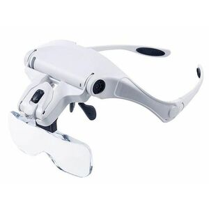 Ochelari cu 5 LUPE 2 LED 9892B2C Incarcare USB imagine