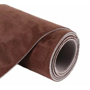 Sul piele sintetica tip Alcantara 0.75 x 2.5m MARO INCHIS tapiterii capitonaje auto imagine
