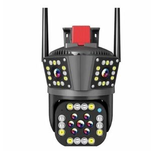 Camera de Supraveghere Inteligenta WiFi pentru exterior cu doua lentile detectare a miscarii vedere pe timp de noapte 12MP imagine