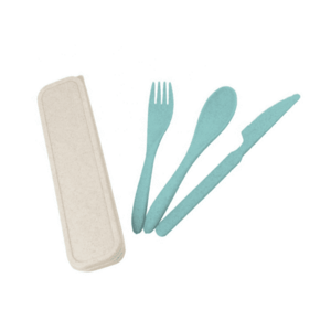 Set 3 tacamuri ecologice Albastru imagine