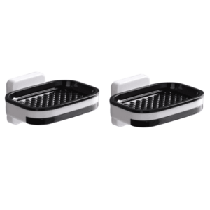 Set 2 Suporti de perete pentru sapun cu fixare prin lipire imagine