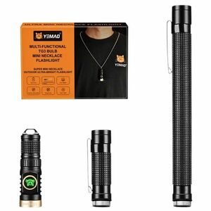 Set Lanterna portabila YM M10 tip breloc 800LM imagine