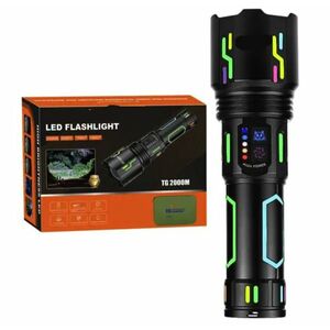 Lanterna YM G640Y 1 cu raza lunga de actiune 4000 lm baterie 32700 5 moduri iluminare si zoom reglabil imagine