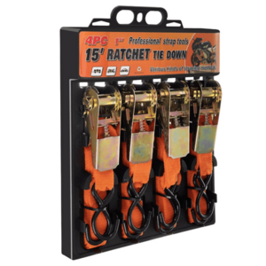 Set 4 chingi ancorare cu clichet 1" x 3 m max 100 kg imagine