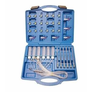 Trusa 36 piese Tester presiune injectoare 6 eprubete 24 de adaptoare 6 recipiente cu tub imagine
