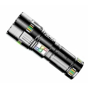 Lanterna profesionala BL G601 fiabilitate 4 acumulatori 18650 Incarcare USB imagine