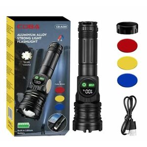 Lanterna portabila CB A280 cu zoom LCD in 4 culori si magnet imagine