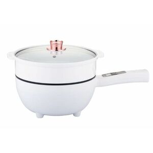 Tigaie electrica multifunctionala 2 in 1 cu capac 30cm capacitate 4L putere 1350W gatire fara aragaz imagine