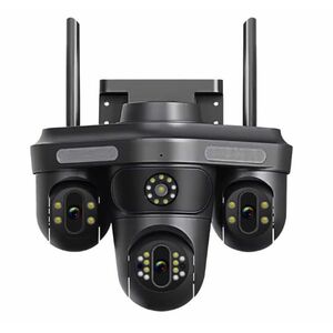 Camera de supraveghere 16MP cu 4 LENTILE senzor miscare alarma si alerte telefon imagine