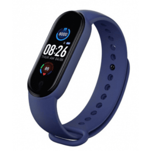Bratara fitness M5 inteligenta cu masurarea tensiunii ALBASTRA imagine