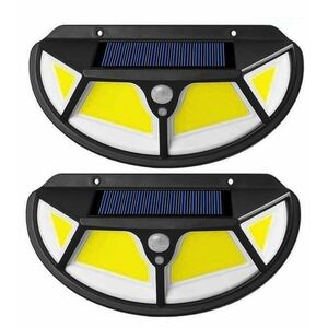 UB Set 2 Lampa solara SH -122 LED COB cu senzor de miscare si lumina 3 moduri ILUMINARE imagine