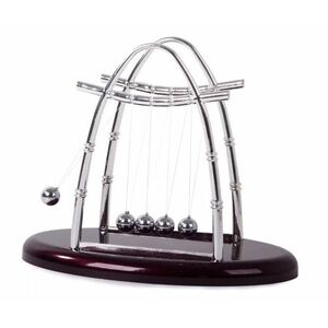 Decoratiune Pendulul lui Newton pentru birou cu 5 bile Design Elegant si Durabil 18 cm imagine