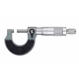 Micrometru pentru masurarea dimensiunilor 0-25 mm Negru/Argintiu imagine