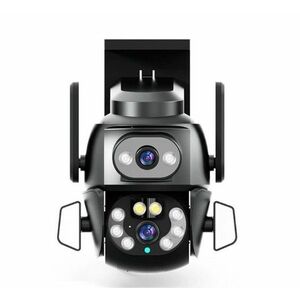 Camera de supraveghere Dubla PTZ de 8MP 4K model Q S800 cu Aplicatie imagine