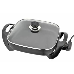 Tigaie electrica patrata cu capac imagine