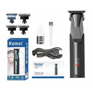 Masina de tuns KEMEI KM 282 cu display digital si incarcare USB imagine
