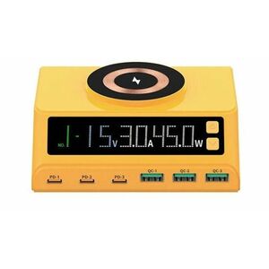 Incarcator Wireless W9 cu 3 Porturi USB A si 3 Porturi USB C putere 110W imagine