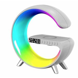 Boxa bluetooth 4A PRO cu Statie incarcare wireless 4 in 1 si lampa RGB imagine