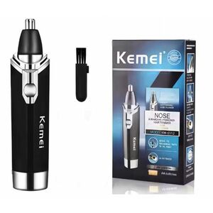 Trimmer de nas si urechi 2 in 1 Kemei KM 6512 imagine