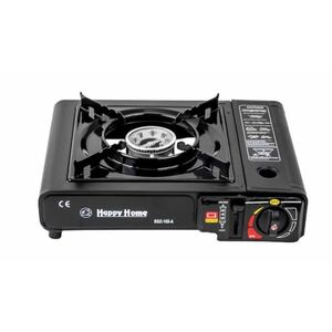 Aragaz Portabil Happy Home Pentru Camping Cu Aprindere Automata Si Alimentare La Butelie Spray imagine