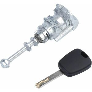 Cilindru Incuietoare Usa Fata cu Cheie, Techstar Aftermarket, Compatibil Peugeot 407, Citroen C4, C4 Picasso, 2004-2011, Echiv OE 9170Y0 / 9170.Y0 imagine