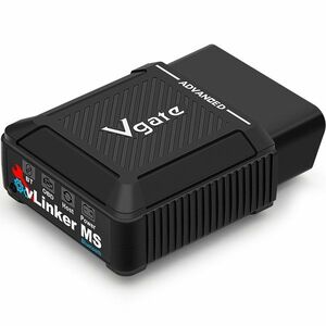 Vgate vLinker MS Bluetooth OBD2 – adaptor diagnoza auto profesional, compatibil iOS Android Windows, suport FORScan, BimmerCode, programare ECU imagine