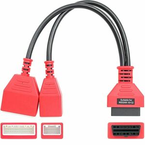 Cablu adaptor OBD2 Techstar pentru Nissan 16 + 32 pini imagine