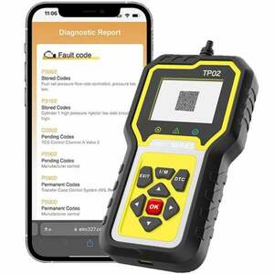 Tester diagnoza auto Techstar TP02, sistem intreg OBD2 – Diagnoza completa masini, Resetare ulei, Citire/Stergere DTC, Informatii Live Data imagine