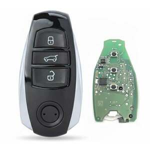 Cheie auto completa Techstar pentru VW Touareg, cu 3 butoane, programabila 434 MHz, cip 4A, echivalent OE 7P6959754 imagine