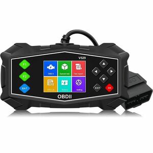 Tester Diagnoza Auto OBD2 Techstar V529 cu Ecran Color – Citire/Sterge Coduri, Live Data, IM Readiness, Mode 6 & Test Baterie imagine