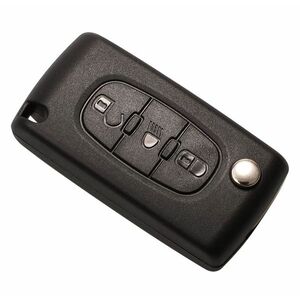 Resigilat Cheie Auto Completa tip Briceag cu 3 butoane, Compatibila Citroen si Peugeot, include Telecomanda 433 MHz si cip ID46, cod CE0536 imagine