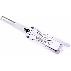 Decodor auto Lishi HU66 2 in 1 pentru contact si usa, pick decoder chei pentru VW Audi Skoda Seat Porsche, lama HU66 imagine