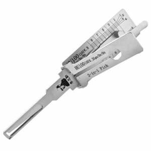 Decodor auto Lishi HU100-10 2 in 1 pick pentru chei Opel Vauxhall Saab, si masini americane, lama HU100 10-cut imagine