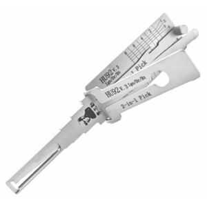 Decodor unealta auto Lishi Original HU92 2 in 1 cu ridicator dublu, pentru contact, usi si portbagaj, compatibil cu BMW, MINI, Land Rover, Range Rover imagine